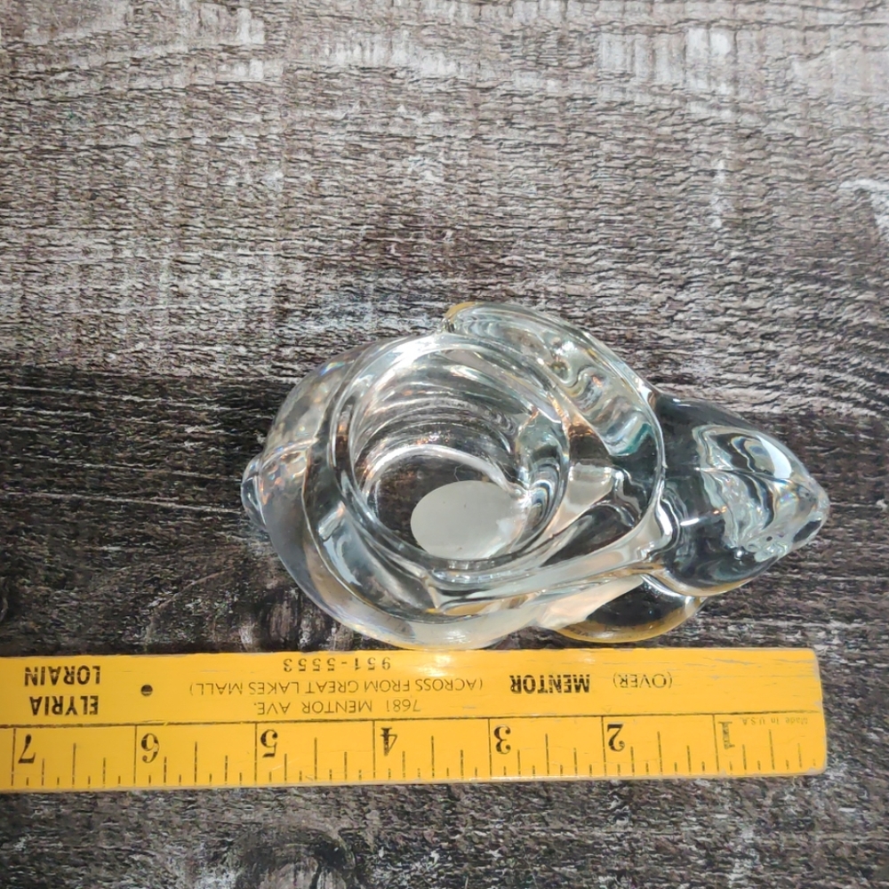 crystal bunny rabbit votive candle holder indiana - Picture 5 of 6
